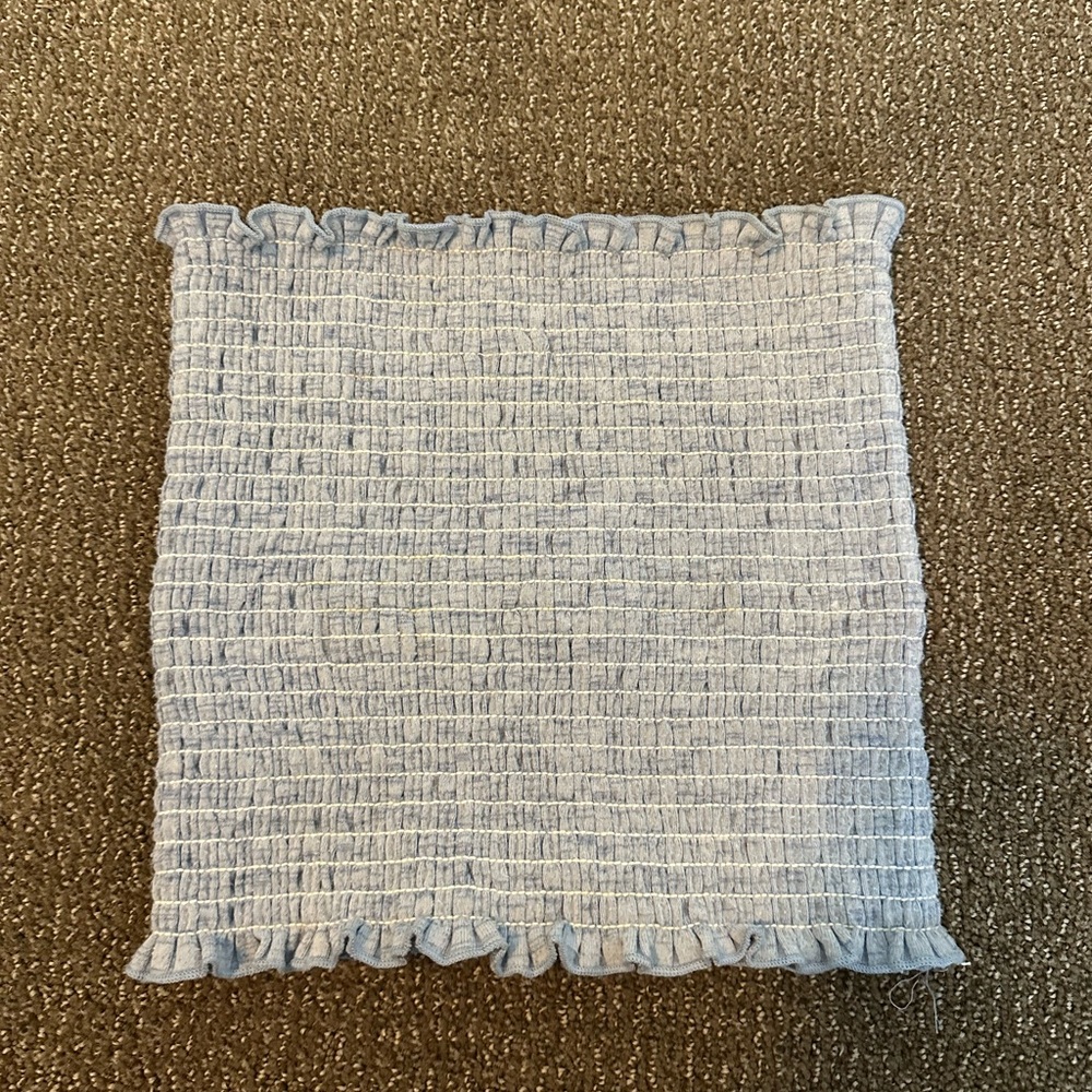 Brandy Melville Blue Crop Top with Stylish Design